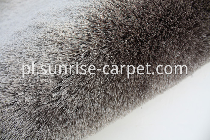 Silk Polyester Shaggy Desgin Rug